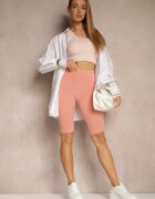 ideal Pantaloni scurți roz clasici tip ciclistă Livindra