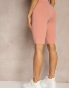 ideal Pantaloni scurți roz clasici tip ciclistă Livindra