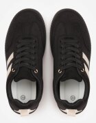 ideal Pantofi sport tip teniși cult cu textură de piele întoarsă pe platformă Numissa Negri