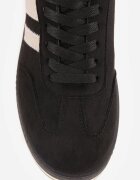 ideal Pantofi sport tip teniși cult cu textură de piele întoarsă pe platformă Numissa Negri