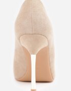 ideal Pantofi stiletto cu toc oglindă Spara Bej