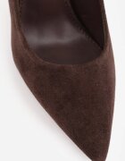 ideal Pantofi stiletto cu toc oglindă Spara Maro