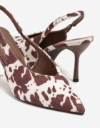ideal Pantofi stiletto Maro Sandale cu pete de vacă cu toc stiletto Slingback Addoxie