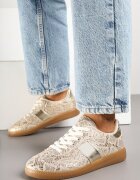 ideal Sneakers Aurii cu imprimeu de șarpe în stilul iconic Neolithaen