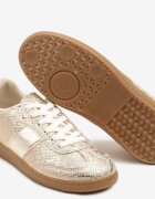 ideal Sneakers Aurii cu imprimeu de șarpe în stilul iconic Neolithaen
