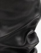 inia Botine pe toc subțire tip Slouchy Brelieri Negre