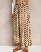 j.stars Pantaloni Maro deschis Largi din Viscoză cu Imprimeu Floral Ramit