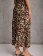 j.stars Pantaloni Maro Lărgi cu lungime 7/8 cu imprimeu leopard Rhina
