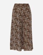j.stars Pantaloni Maro Lărgi cu lungime 7/8 cu imprimeu leopard Rhina