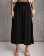j.stars Pantaloni negri largi High Waist cu lungime 7/8 Rathi