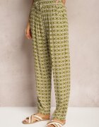 j.stars Pantaloni Verde închis din Viscoză cu Imprimeu Fantezist Innozentia
