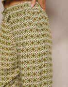 j.stars Pantaloni Verde închis din Viscoză cu Imprimeu Fantezist Innozentia