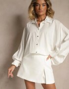j studio Cămașă Albă cu vâscoză în stil batwing Sonarielia