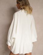 j studio Cămașă Albă cu vâscoză în stil batwing Sonarielia