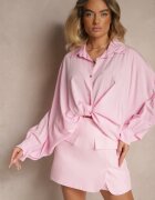 j studio Cămașă Roz deschis din Viscoză stil liliac Sonarielia