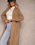 j studio Palton Maro deschis Boucle Deschis Cango