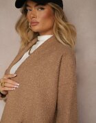 j studio Palton Maro deschis Boucle Deschis Cango