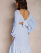j studio Rochie Albastră Megadia