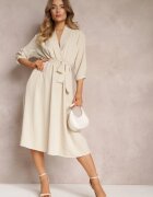 j studio Rochie Bej Canopis