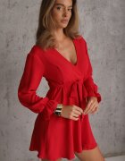 j studio Rochie Roșie Parthameia