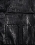 j.style Geacă Ramones Bomber Neagră cu buzunare cu clape Nealira