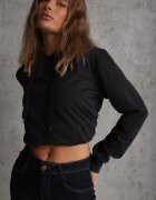 j.style Hanorac cu buzunar tip cangur Bleumarin cu șnur Saveria