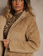 j.style Jachetă Bej închis Matlasată Reversibilă Lungă Cu glugă Olettia