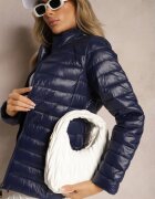 j.style Jachetă tranzitorie matlasată bleumarin cu buzunare cu fermoar Asethalia