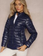 j.style Jachetă tranzitorie matlasată bleumarin cu buzunare cu fermoar Asethalia