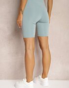 j.style Pantaloni scurți mentă tip ciclistă High Waist cu bandă elastică lată în talie Nanseline