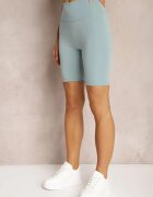 j.style Pantaloni scurți mentă tip ciclistă High Waist cu bandă elastică lată în talie Nanseline
