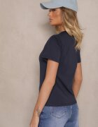j.style Tricou Bleumarin Casual de bumbac Rivali