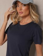 j.style Tricou Bleumarin Casual de bumbac Rivali
