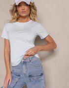 j.style Tricou Casual Din bumbac Albastru deschis Rivali