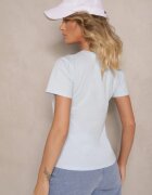 j.style Tricou Casual Din bumbac Albastru deschis Rivali