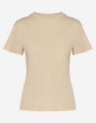 j.style Tricou Casual Din bumbac Bej Rivali