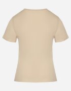 j.style Tricou Casual Din bumbac Bej Rivali