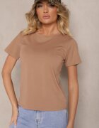 j.style Tricou Maro Casual din Bumbac Rivali