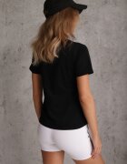 j.style Tricou Negru Casual Din bumbac Rivali