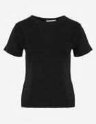 j.style Tricou Negru Casual Din bumbac Rivali