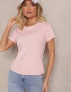 j.style Tricou Roz Casual Bumbac Rivali
