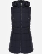 j.style Vestă Bleumarin Decorată cu matlasare și cu glugă detașabilă Atoria