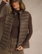 j.style Vestă Maro Decorată Cu Matlasare Soellame