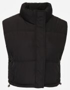 j.style Vestă Neagră Matlasată Puffer crop Tadrel