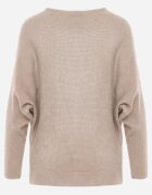 j&x Basic pulover batwing cu vâscoză Rosanel Bej