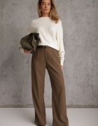 j&x Basic pulover batwing cu vâscoză Rosanel Bej deschis