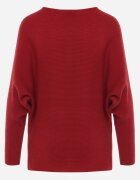 j&x Basic pulover batwing cu vâscoză Rosanel Bordo