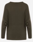 j&x Basic pulover batwing cu vâscoză Rosanel Verde închis
