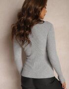 j&x Bluză Gri Longsleeve în Dungi Subțiri Terilissa