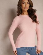 j&x Bluză Roz Longsleeve în Dungi Subțiri Terilissa